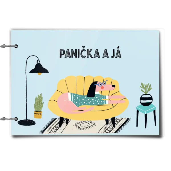 Plexi album se sponami Panička a já