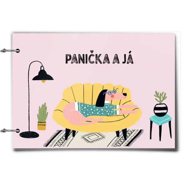 Plexi album se sponami Panička a já