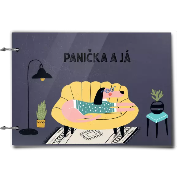 Plexi album se sponami Panička a já