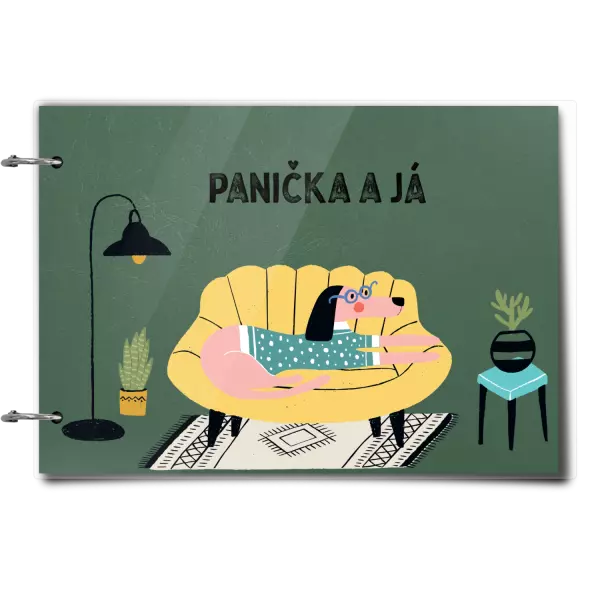 Plexi album se sponami Panička a já