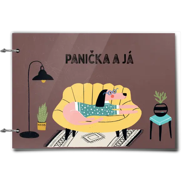 Plexi album se sponami Panička a já