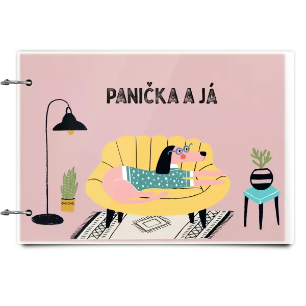 Plexi album se sponami Panička a já