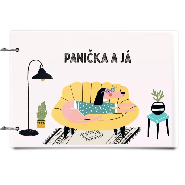 Plexi album se sponami Panička a já