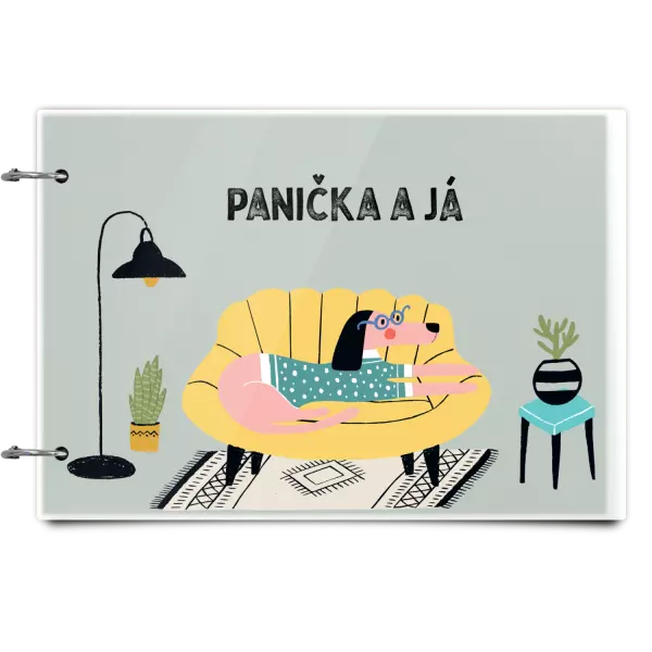 Plexi album se sponami Panička a já