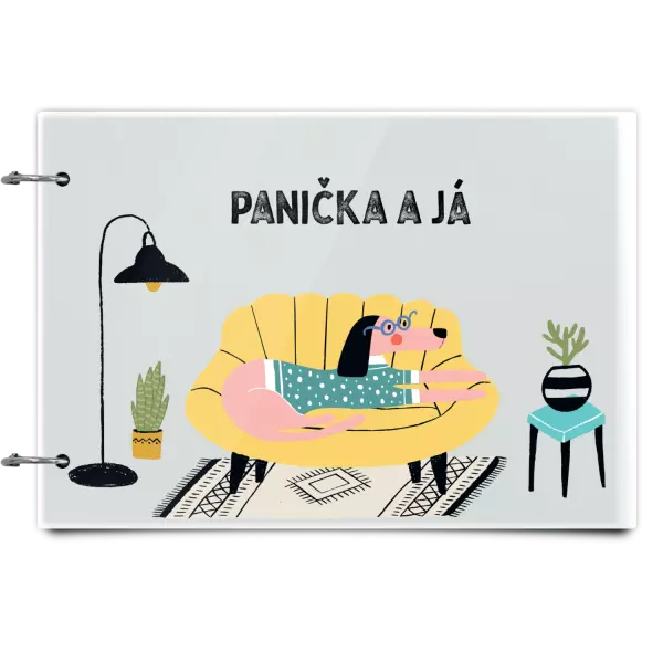 Plexi album se sponami Panička a já