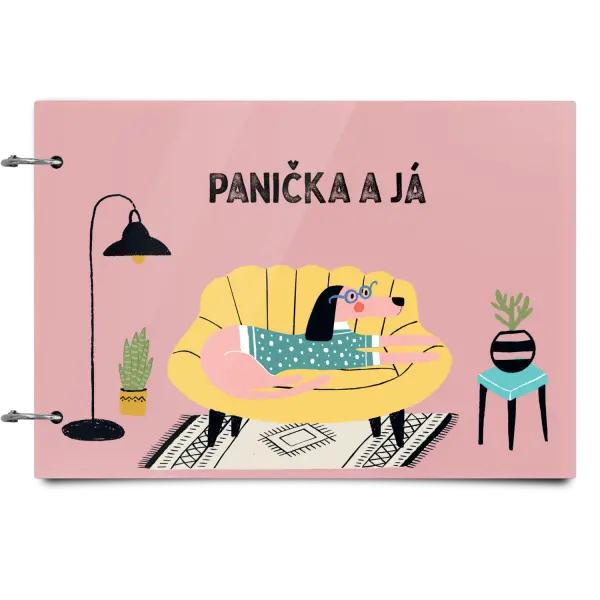 Plexi album se sponami Panička a já