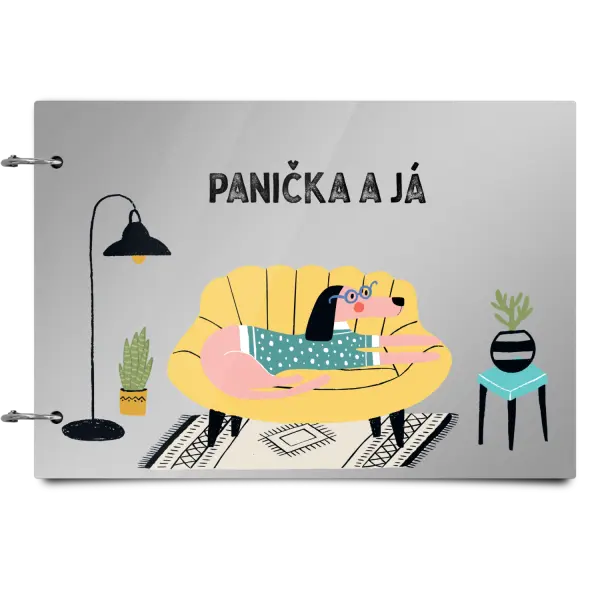 Plexi album se sponami Panička a já
