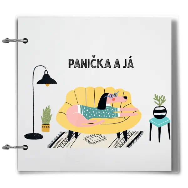 Plexi album se sponami Panička a já
