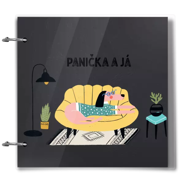 Plexi album se sponami Panička a já
