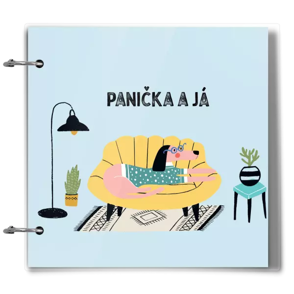 Plexi album se sponami Panička a já