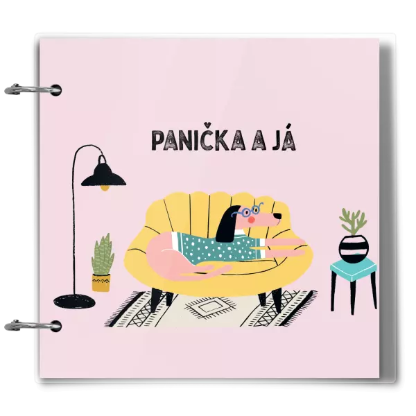 Plexi album se sponami Panička a já