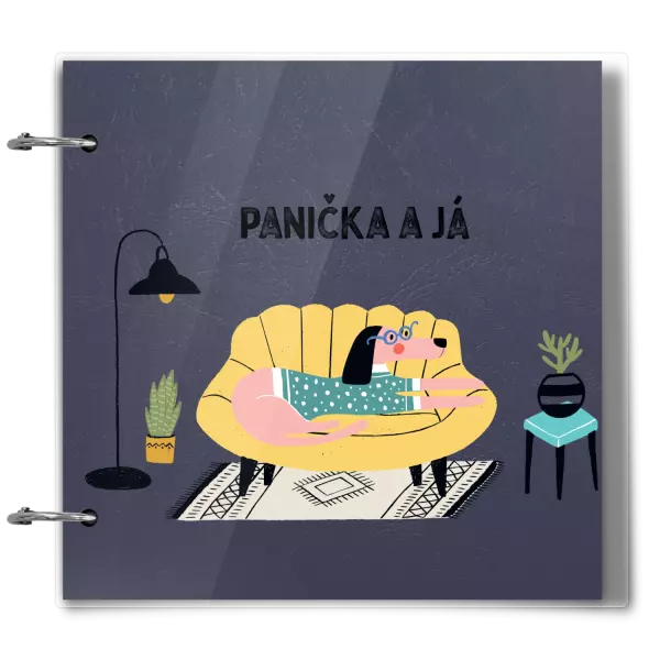 Plexi album se sponami Panička a já