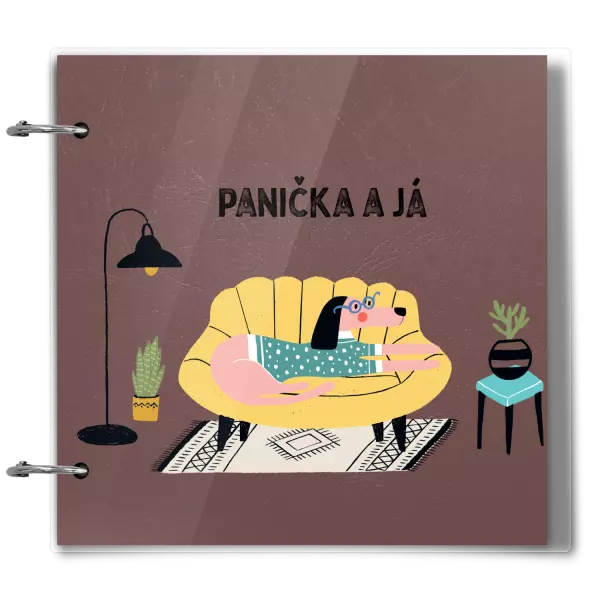 Plexi album se sponami Panička a já