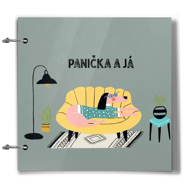 Plexi album se sponami Panička a já