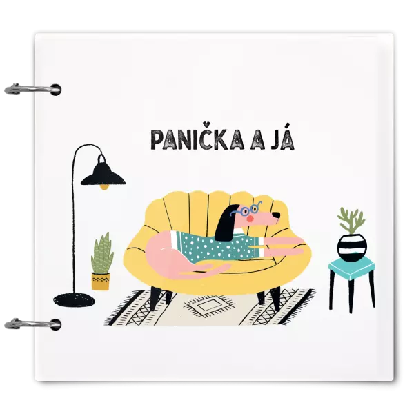 Plexi album se sponami Panička a já