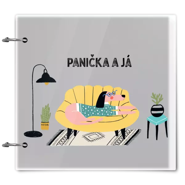Plexi album se sponami Panička a já