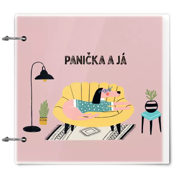 Plexi album se sponami Panička a já
