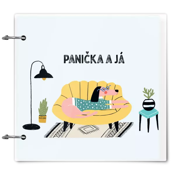 Plexi album se sponami Panička a já