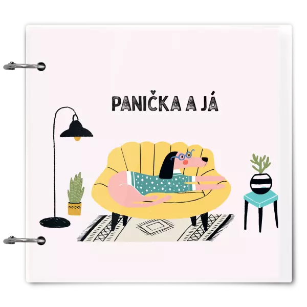 Plexi album se sponami Panička a já
