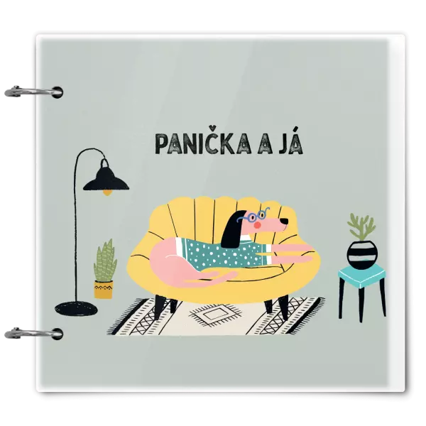 Plexi album se sponami Panička a já