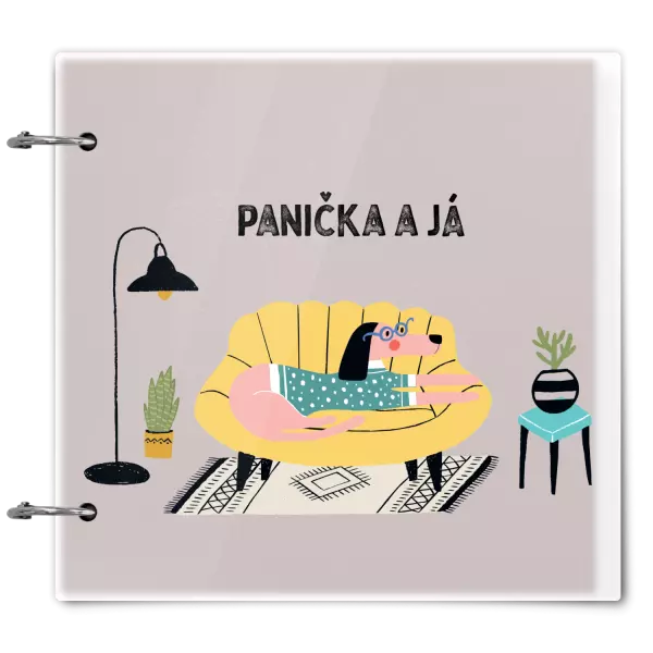 Plexi album se sponami Panička a já