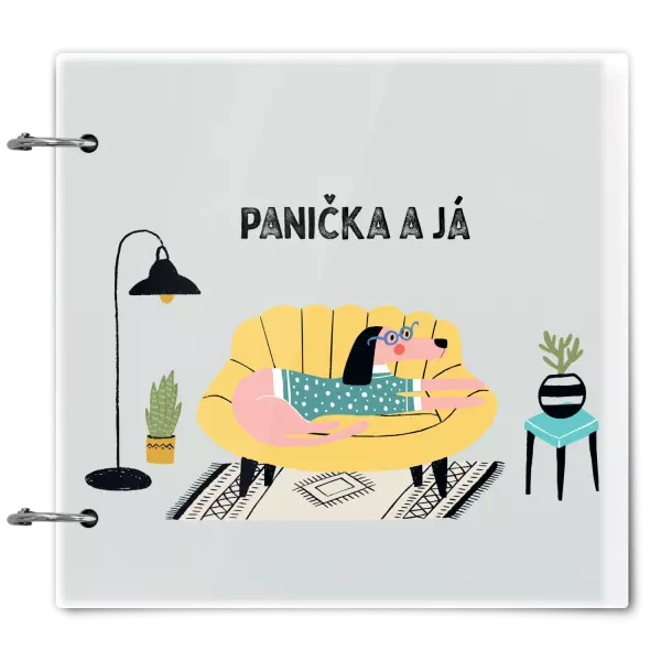 Plexi album se sponami Panička a já