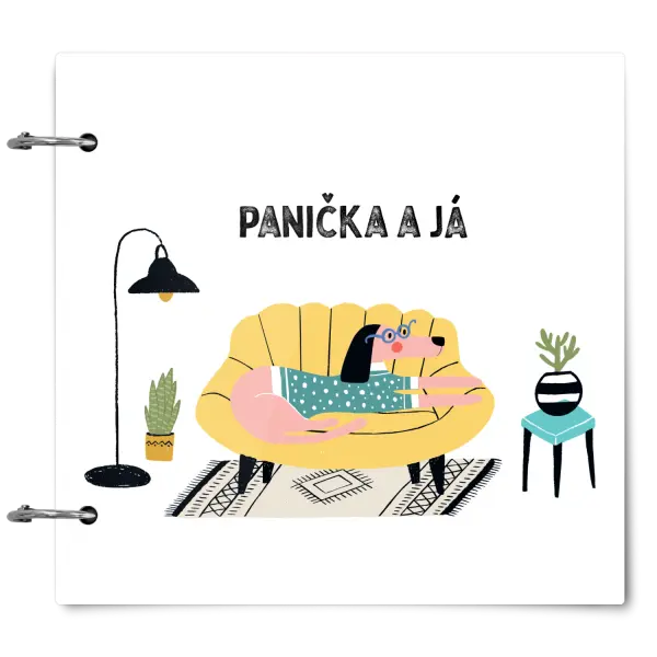 Plexi album se sponami Panička a já