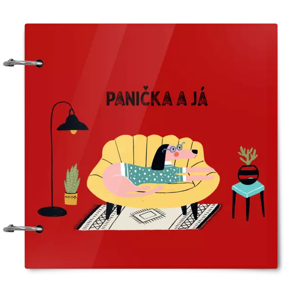 Plexi album se sponami Panička a já