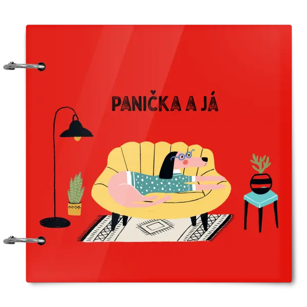 Plexi album se sponami Panička a já