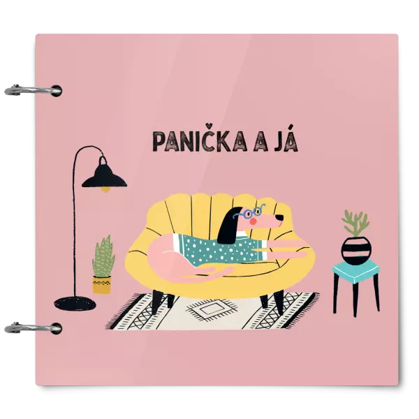 Plexi album se sponami Panička a já
