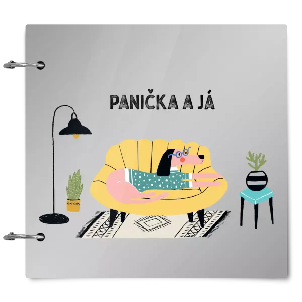 Plexi album se sponami Panička a já