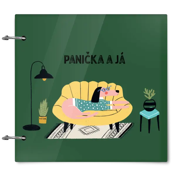 Plexi album se sponami Panička a já