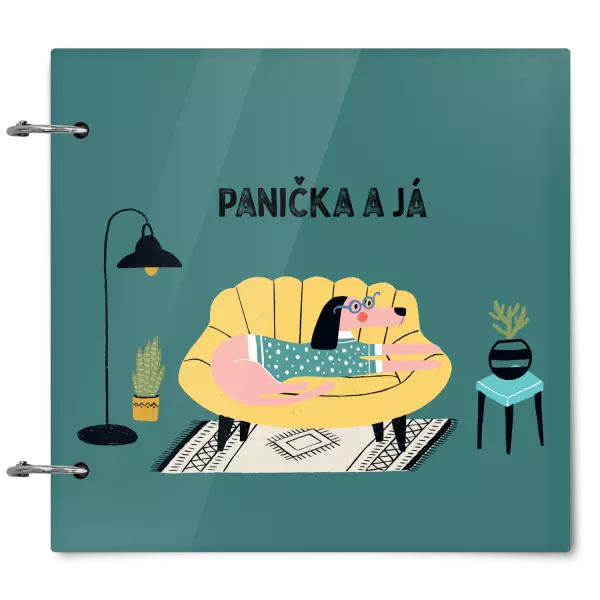 Plexi album se sponami Panička a já