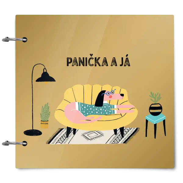 Plexi album se sponami Panička a já