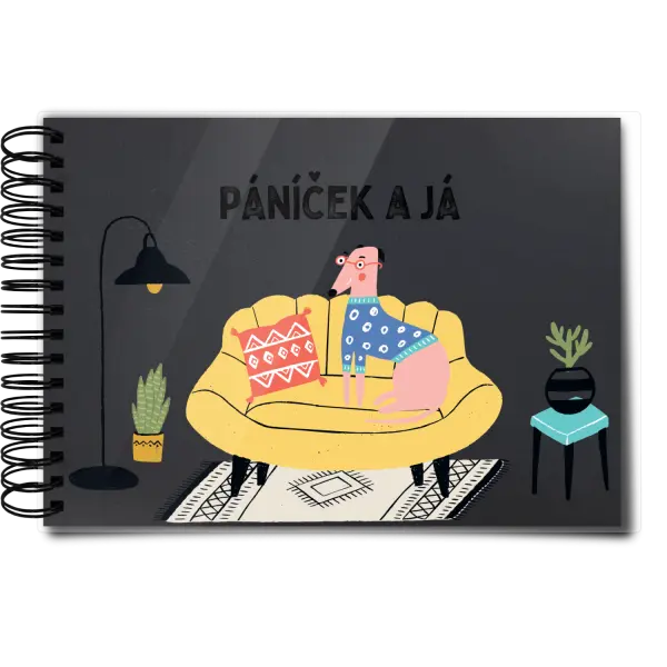 Plexi album s kroužkovou vazbou Páníček a já