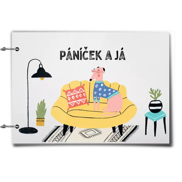 Plexi album se sponami Páníček a já
