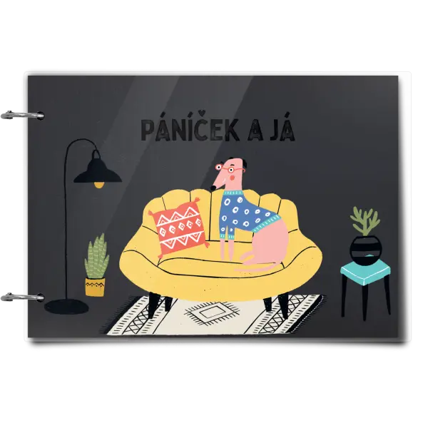Plexi album se sponami Páníček a já