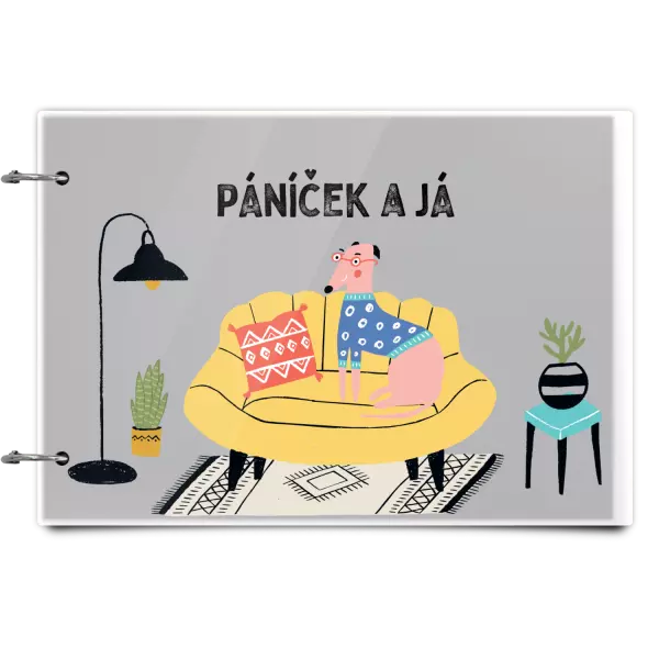 Plexi album se sponami Páníček a já