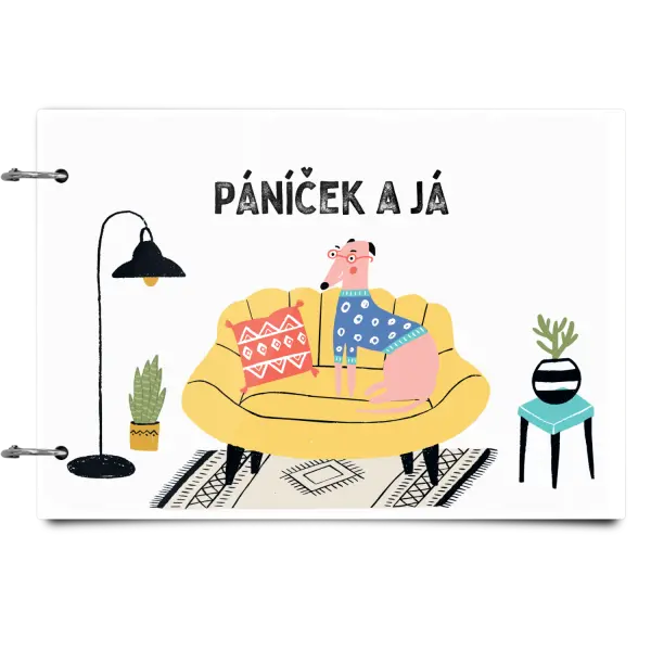 Plexi album se sponami Páníček a já