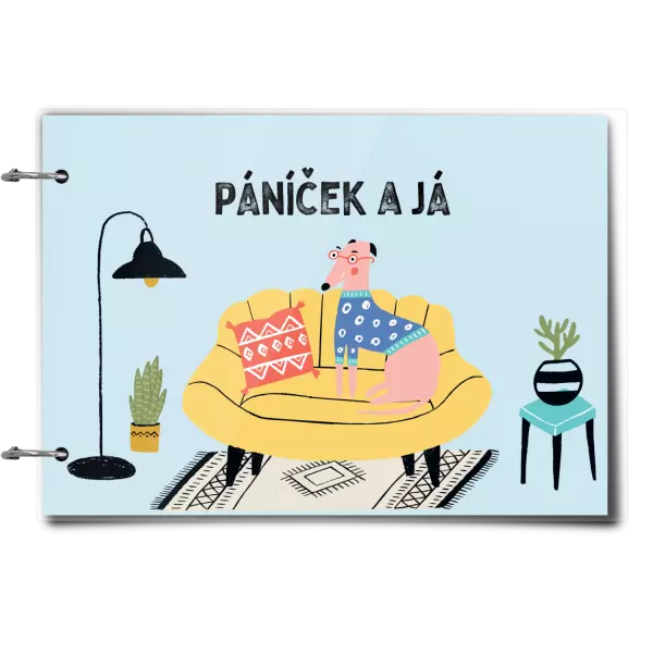 Plexi album se sponami Páníček a já