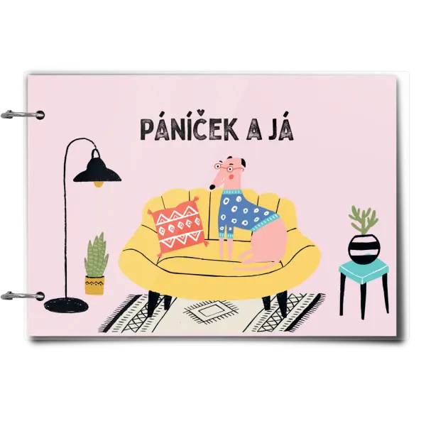 Plexi album se sponami Páníček a já