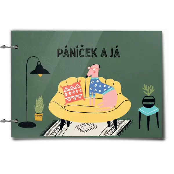 Plexi album se sponami Páníček a já