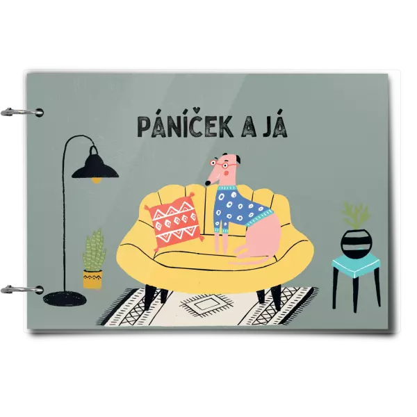 Plexi album se sponami Páníček a já