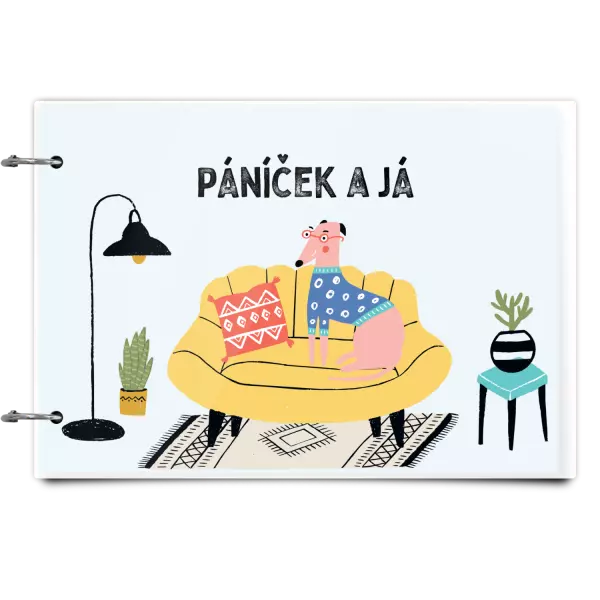 Plexi album se sponami Páníček a já