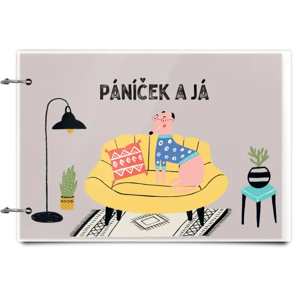 Plexi album se sponami Páníček a já