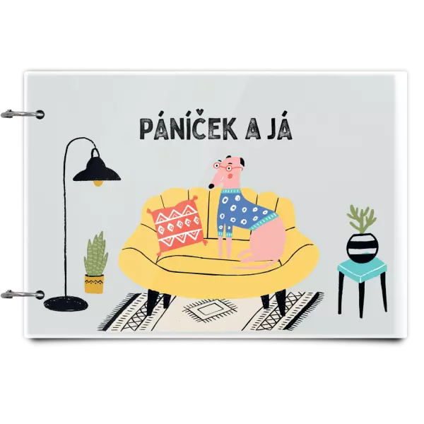 Plexi album se sponami Páníček a já