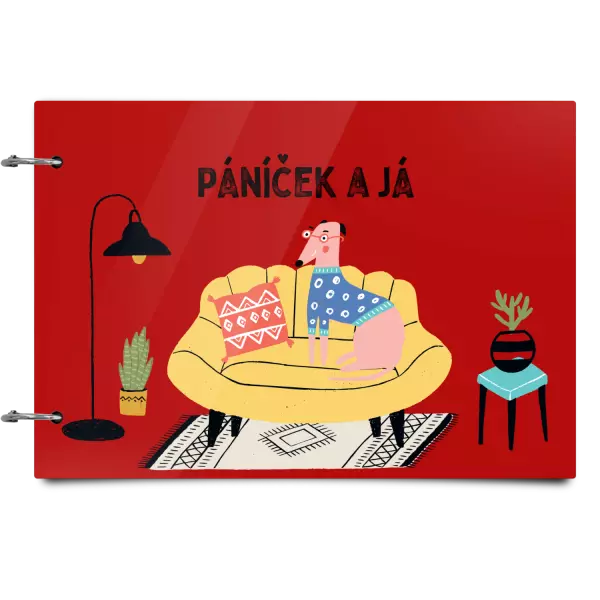 Plexi album se sponami Páníček a já