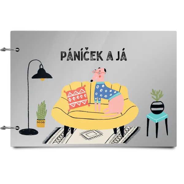 Plexi album se sponami Páníček a já