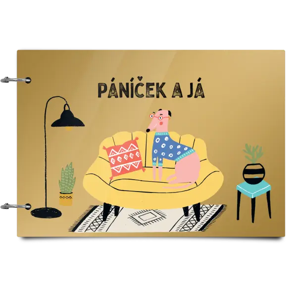 Plexi album se sponami Páníček a já