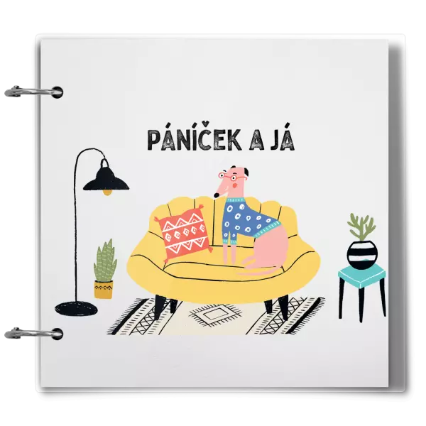 Plexi album se sponami Páníček a já